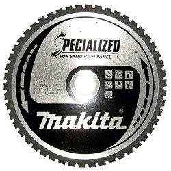 Makita scie B-17675 Panneau Sandwich Lame spéciale roue 235 x 1,8 mm 2,2 50Z Shaft 30°