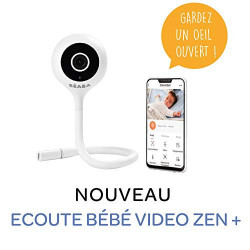 Ecoute bébé vidéo Béaba ZEN+ 930294 Blanc