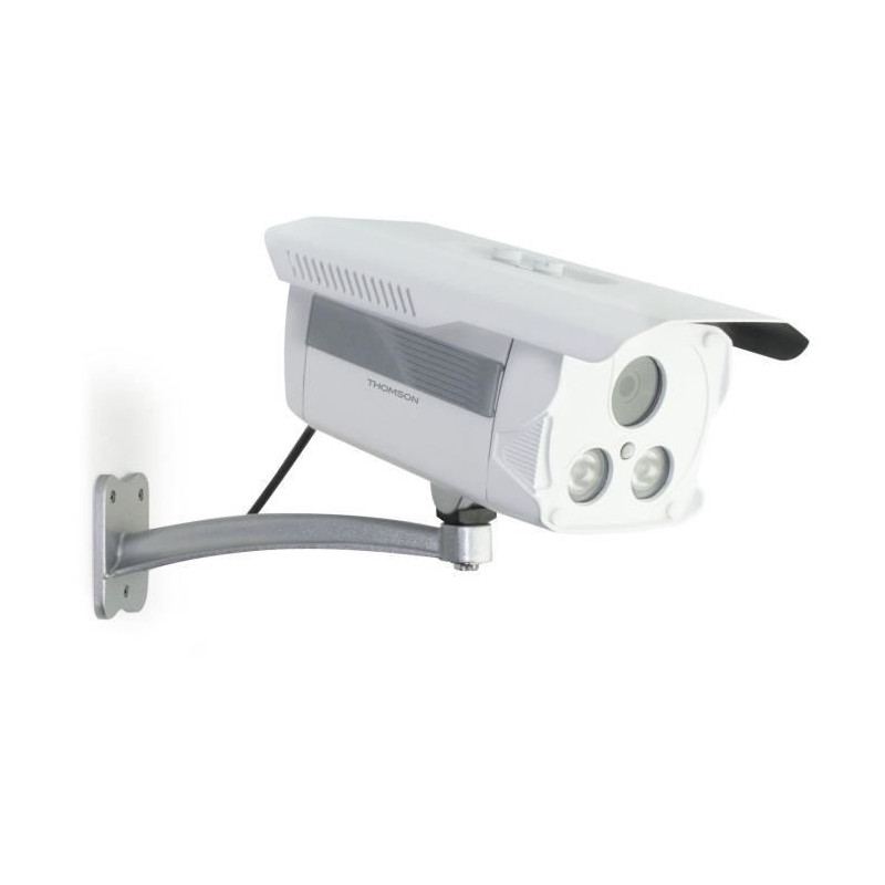 THOMSON Caméra de surveillance HD IP fixe extérieure Wi-Fi 720p