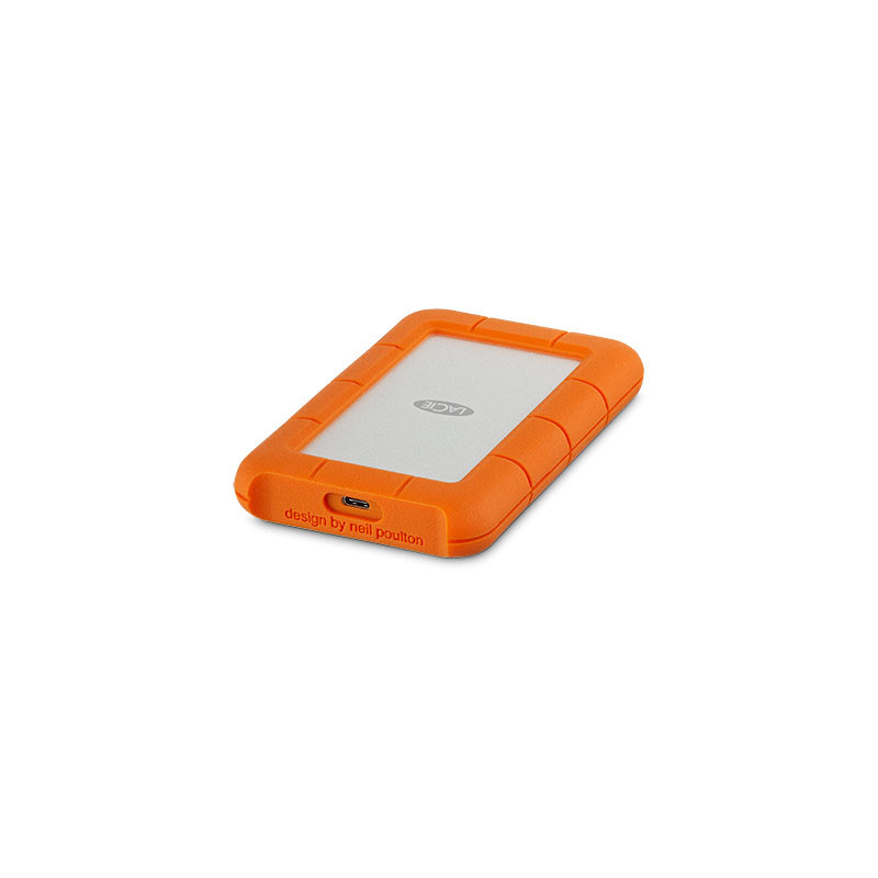 Disque dur portable LaCie Rugged 4 To USB-C Orange