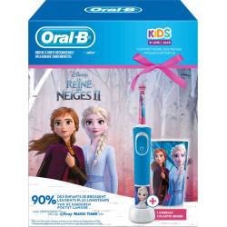 Brosse à dents électrique Oral B Kids Reine des Neiges Bleu