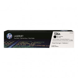 HP 126A pack de 2 toners LaserJet noir authentiques