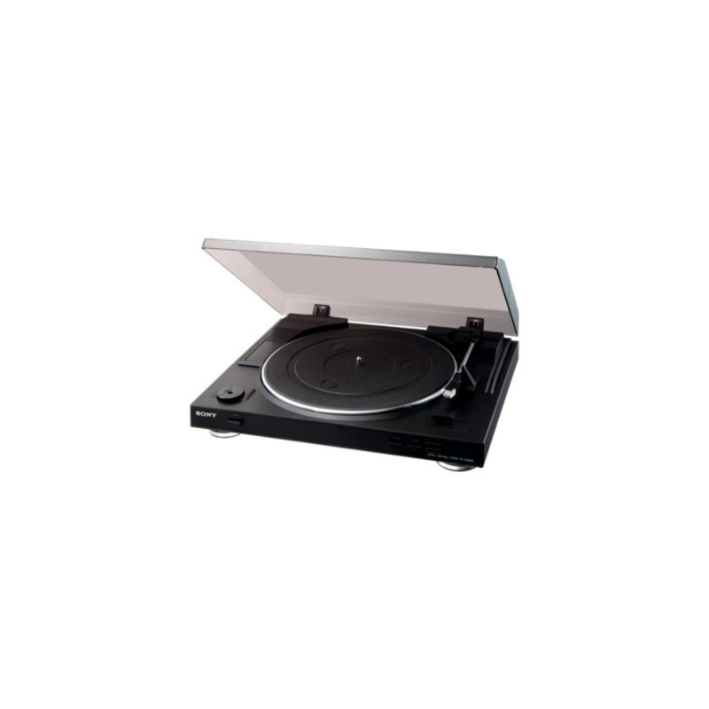 Sony PSLX300USB Tourne-disque entraîné par courroie Noir, Argent