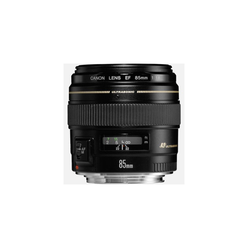 Canon EF 85mm f/1.8 USM SLR Téléobjectif Noir