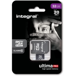 Integral INMSDH32G10-40U1 mémoire flash 32 Go MicroSDHC Classe 10