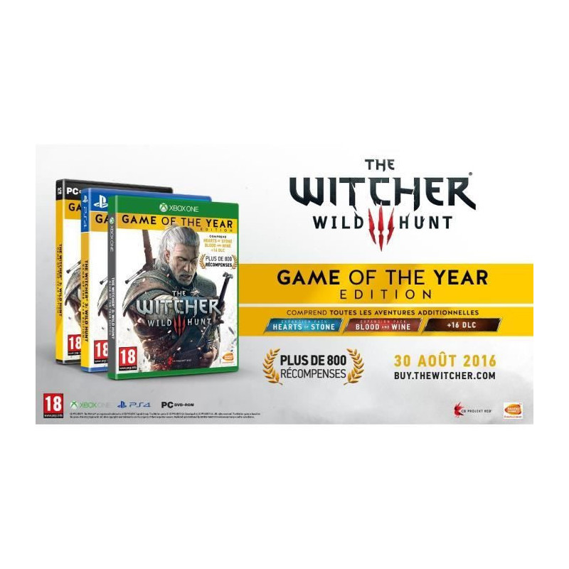 The Witcher 3 : Wild Hunt – Game Of The Year Edition PS4