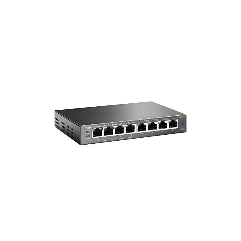 TP-Link TL-SG108PE Switch Easy Smart 8 Puertos Gigabit con 4 Puertos PoE