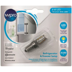 WPRO LRF200 : Ampoule LED 70 Lumens pour réfrigérateur et congélateur