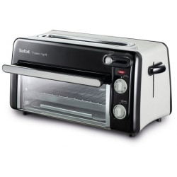 Tefal TL 6008 Toaster mit Mini-Ofen Toast n Grill Schwarz / Alu matt