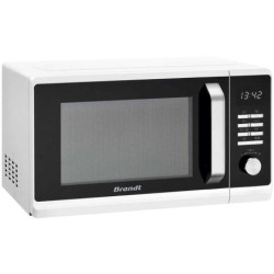 Brandt SE2302W - Micro-ondes - Autoprogramme - Cavité Inox - Mode Décongélation - 23 L ...