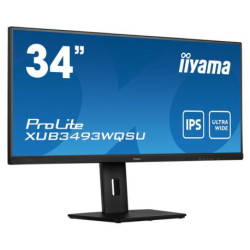iiyama ProLite XUB3493WQSU-B5 écran plat de PC 86,4 cm (34") 3440 x 1440 pixels UltraWi...