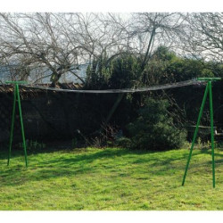 Séchoir de jardin en t corde à linge 40m