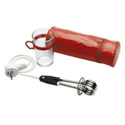 Lagrange 119902 Thermoplongeur de voyage + trousse + verre 300 W - Coloris Assortis