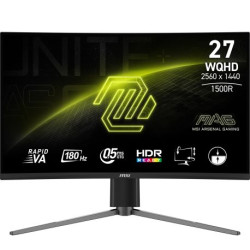 MSI MAG 27CQ6PF écran plat de PC 68,6 cm (27`) 2560 x 1440 pixels Wide Quad HD LCD Noir