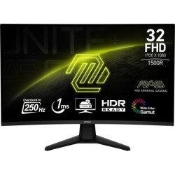 MSI MAG 32C6X écran plat de PC 80 cm (31.5`) 1920 x 1080 pixels Full HD Noir