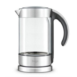 SAGE SKE750 the Crystal Clear, Bouilloire élégante en verre et Acier Inoxydable avec couvercle à ouverture