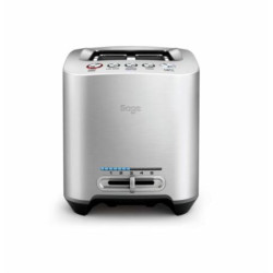 SAGE STA825 the Smart Toast, Grille-pain motorisé 2 tranches, fentes larges, touches préprogrammées, Acier