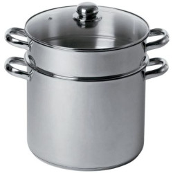 BAUMALU COUSCOUSSIER INOX 9L D.24CM T/FEUX