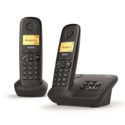 Téléphone résidentiel avec répondeur GIGASET - AL170ADUONOIR
