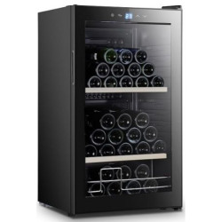 SLS41-Cave a vin La Sommeliere 39 bouteilles vitree noire