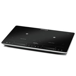 Rommelsbacher CT 3420/IN plaque Noir Comptoir 56 cm Plaque avec zone à induction 2 zon...