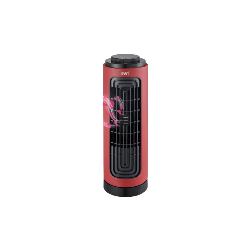 AIRFANR-EWT Ventilateur colonne compact rouge