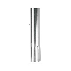 801540-ERARD Tronçon emboîtable 1.5m de long Ø 40 mm x 1,2 mm, finition Zinc bleu