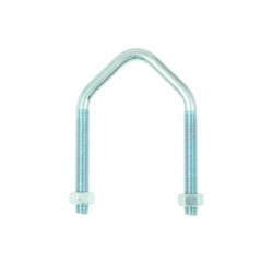 800800-ERARD Etrier longueur hors tout 9,4 cm, Ø 8 avec 2 écrous