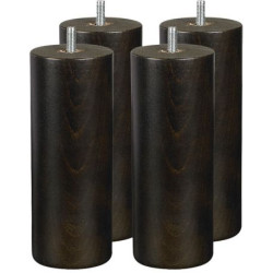 Pieds de sommier Epeda JEU DE 4 PIEDS CYLINDRIQUES H.17CM