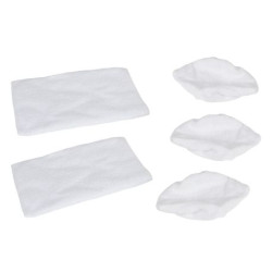 Accessoire nettoyeur vapeur Karcher JEU DE 5 CHIFONNETTES