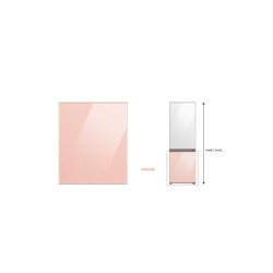 Façade Réfrigérateur et Congélateur Samsung PANNEAU BAS CLEAN PEACH - RA-B23EBB3KGM BES...