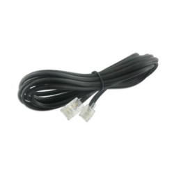 Connect Research CT14005N Cordon RJ45 Mâle Noir 5 m
