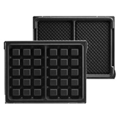 Lagrange 020122 Jeu de Plaque pour Gaufier Aluminium 150 x 100 mm
