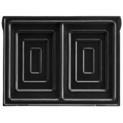 Lagrange 020422 Jeu de Plaque pour Gaufier Aluminium 150 x 100 mm, Aluminum