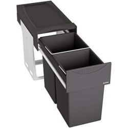 BLANCO 526376 Système de déchets, Métal, Plastique, Noir, 30 cm Unterschrank
