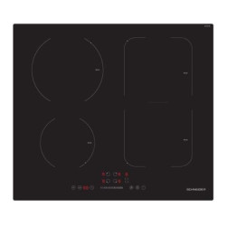 SCTI641SSL-SCHNEIDER Plaque induction encastrable 4 foyers dont 1 flexible, 7400W