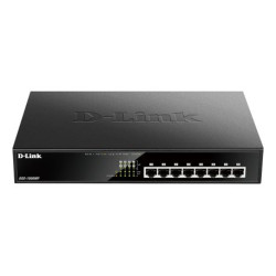 D-Link DGS-1008MP commutateur réseau Non-géré Gigabit Ethernet (10/100/1000) Connexion ...