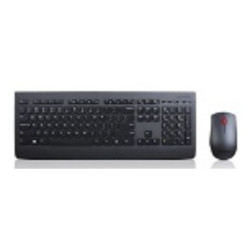 Lenovo 4X30H56816 clavier RF sans fil Noir