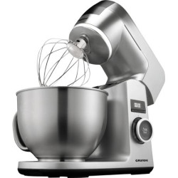 Grundig KMP 8650 S robot de cuisine 1000 W 4,6 L Noir, Argent