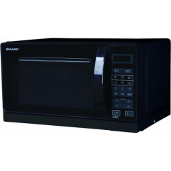 Sharp R-742BKW micro-onde Noir Micro-ondes grill Comptoir 25 L 900 W