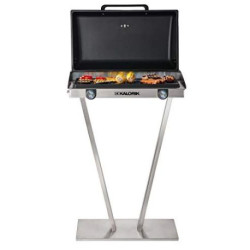 Team Kalorik Barbecue Electrique, Parfait pour Balcon et Terrasses, Plancha et Grill Gr...