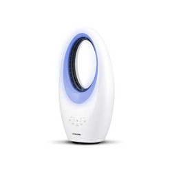Team Kalorik TKG VT 2000 Ventilateur sans rotor avec oscillation, LED Ambilight, Touch, télécommande, ultra