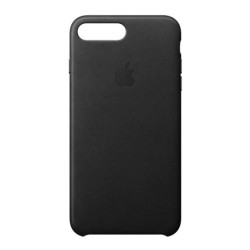 Coque et étui téléphone mobile Apple Coque en cuir pour iPhone 8 Plus / 7 Plus - Noir