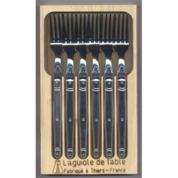 Coffret 6 fourchettes - Laguiole Inox