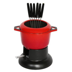 Service à fondue mixte - Rubis