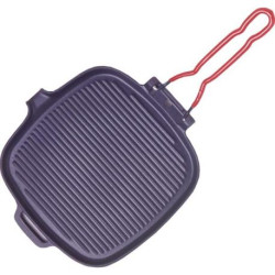 Grill carré 25 cm en fonte
