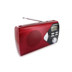 MET 477201 Radio portable Rouge