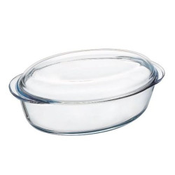 Cocotte en verre ovale 3 L - Essentials 4 en 1
