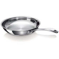 Poêle lisse Inox 24 cm - Chef