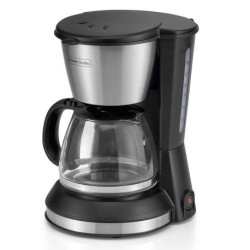 Cafetière filtre 6 tasses Noire & Inox - Kitchen Studio - KSMD230